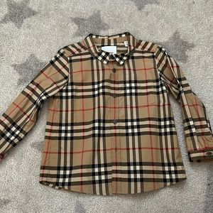 Authentic Burberry Fredrick Toddler Shirt - 2Y